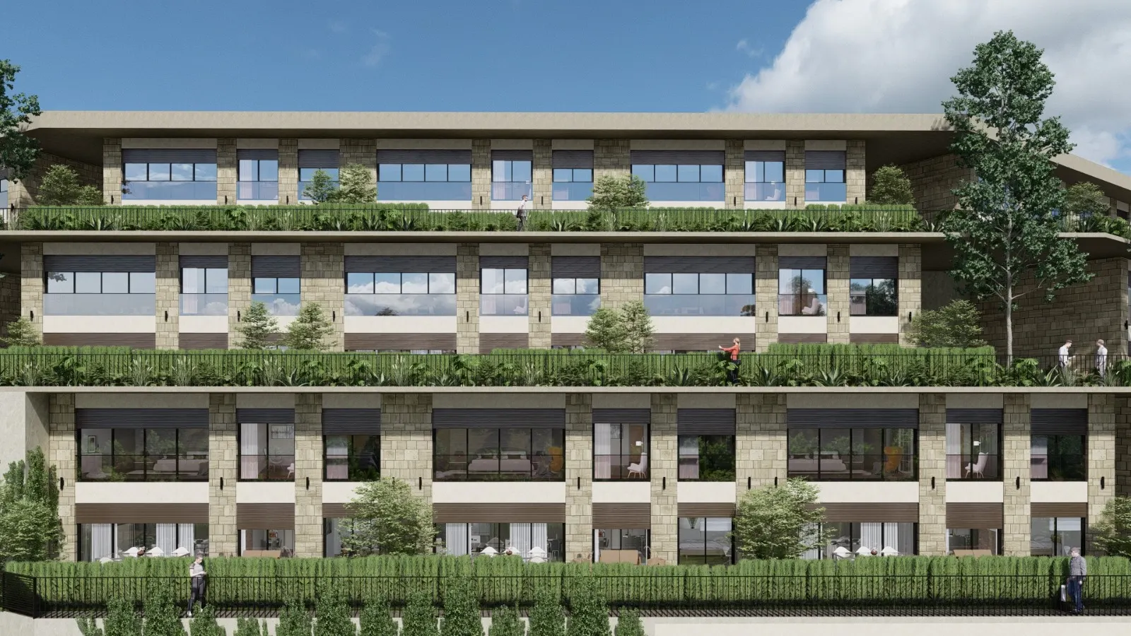 Beykoz Villa — kademeli teraslar ve yeşil cephe